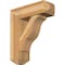 Ekena Millwork Funston Craftsman Rough Sawn Bracket w/ Offset Brace, Western Red Cedar, 8"W x 24"D x 28"H BKT0806X24X28FST04RWR - alternate 1